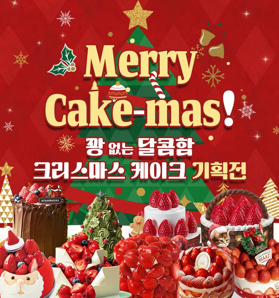 251225 크리스마스 케이크 기획전