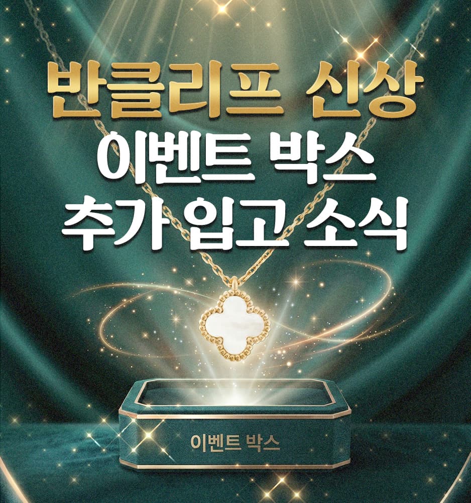 260324 반클리프 추가 입고